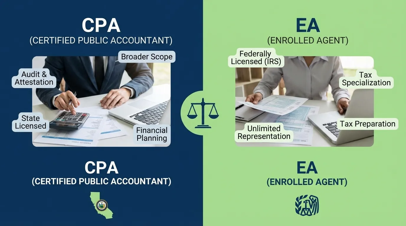 difference between cpa and ea