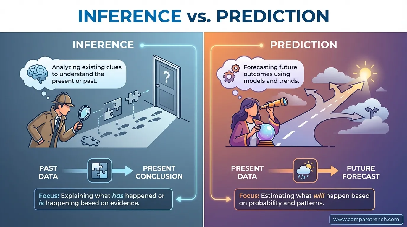difference between inference and prediction