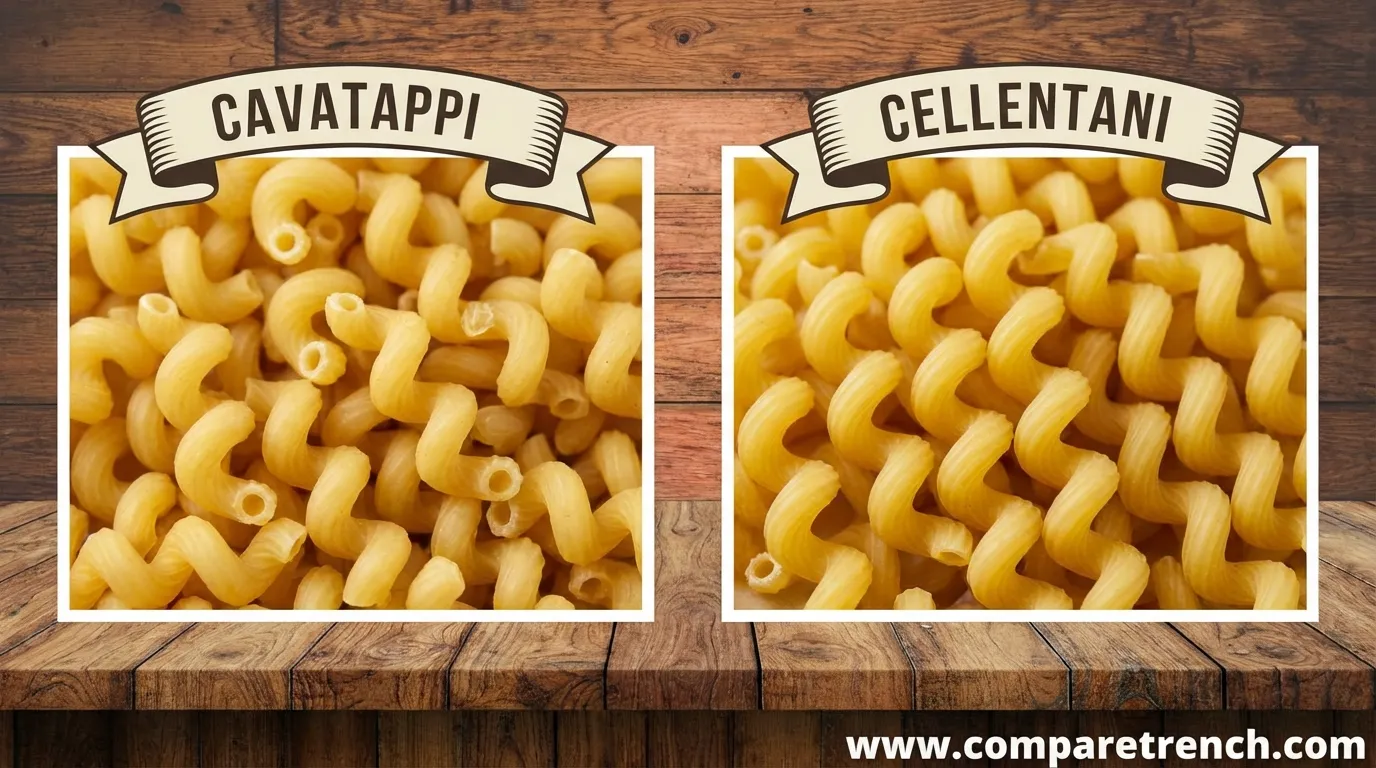 difference between cavatappi and cellentani