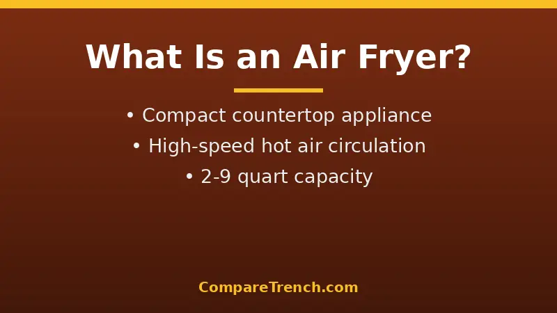 What is an air fryer and how the difference between air fryer and oven cooking works in a compact basket