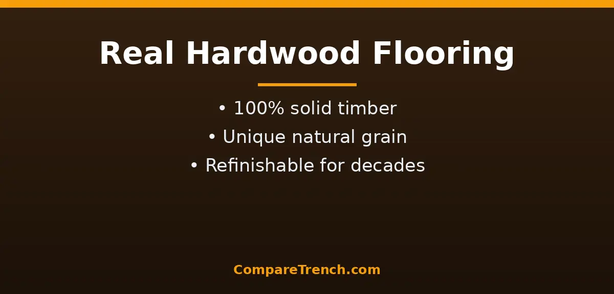Real hardwood flooring in the difference between hardwood and laminate flooring guide
